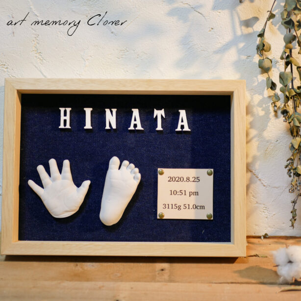 立体手形足形アート『  Clover  ~ クローバー~  』