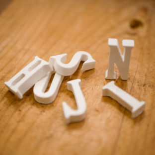 新しい石膏文字 追加します!