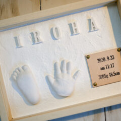 新生児期のお子様／手形足形アート