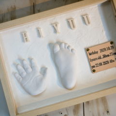 一歳のお子様／手形足形アート
