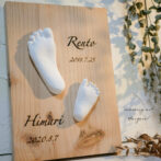 兄弟立体足形アート