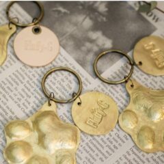 製作事例〜アメリカンコッカースパニエル肉球キーホルダー