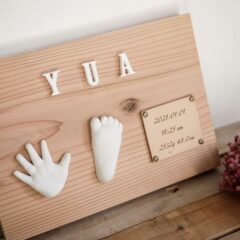 生後１ヵ月お子様／手形足形アート