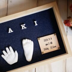 生後３週間のお子様／立体手形足形アート