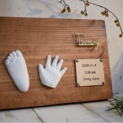 生後４か月のお子様／立体手形足形アート