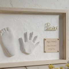 ２歳のお子様／立体手形足形アート