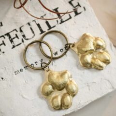 製作事例〜トイプードルの肉球キーホルダー