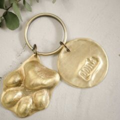 製作事例〜チワワ肉球キーホルダー