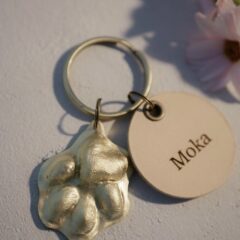 製作事例〜チワワ×ヨークシャテリア肉球キーホルダー
