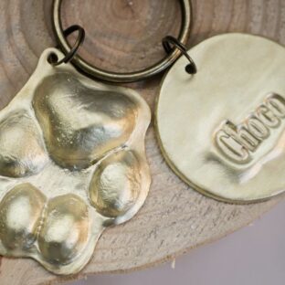 製作事例〜トイプードル肉球キーホルダー