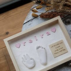 生後100日のお子様手形足形アートのご紹介＊