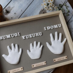 兄弟　手形アート　オーダーメイド作品