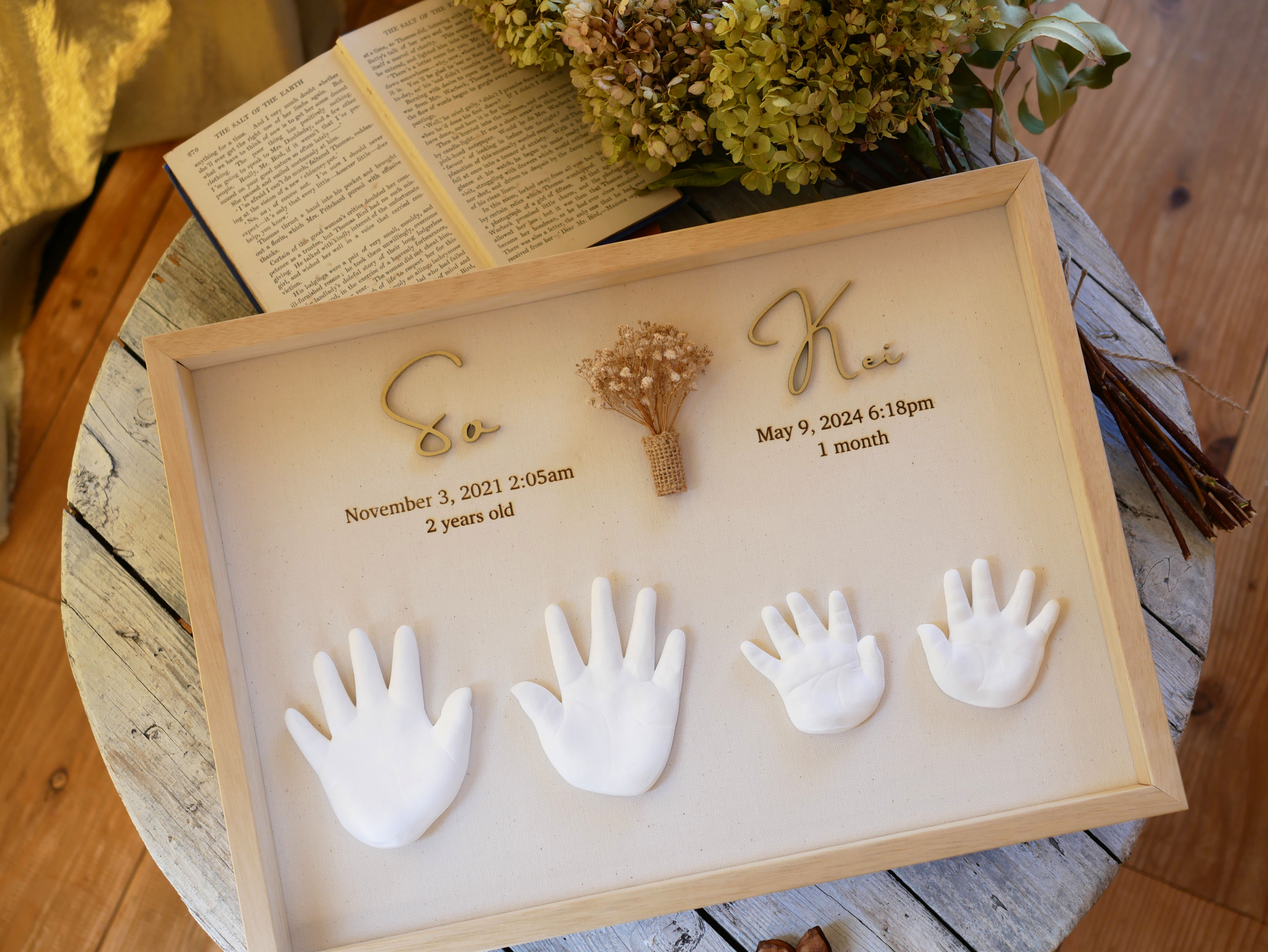 作品紹介【立体手形アート】オーダメイド仕様 | 手形・足形アート通販